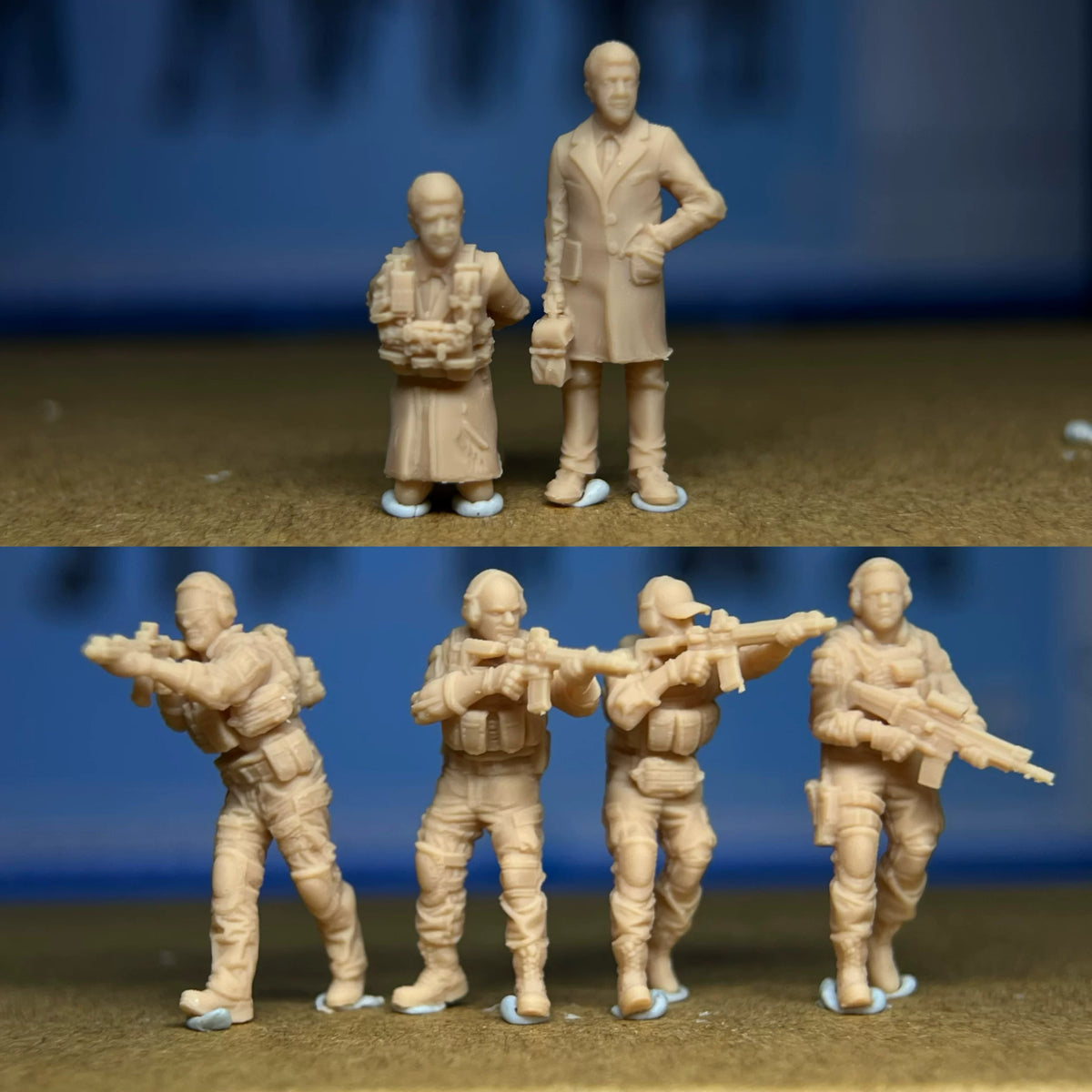 A six-person modern mercenary rescue team  LSSNO79 1/35/48/64/72/87/100/144 Main image