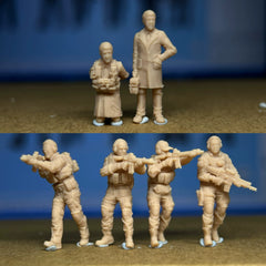 A six-person modern mercenary rescue team  LSSNO79 1/35/48/64/72/87/100/144