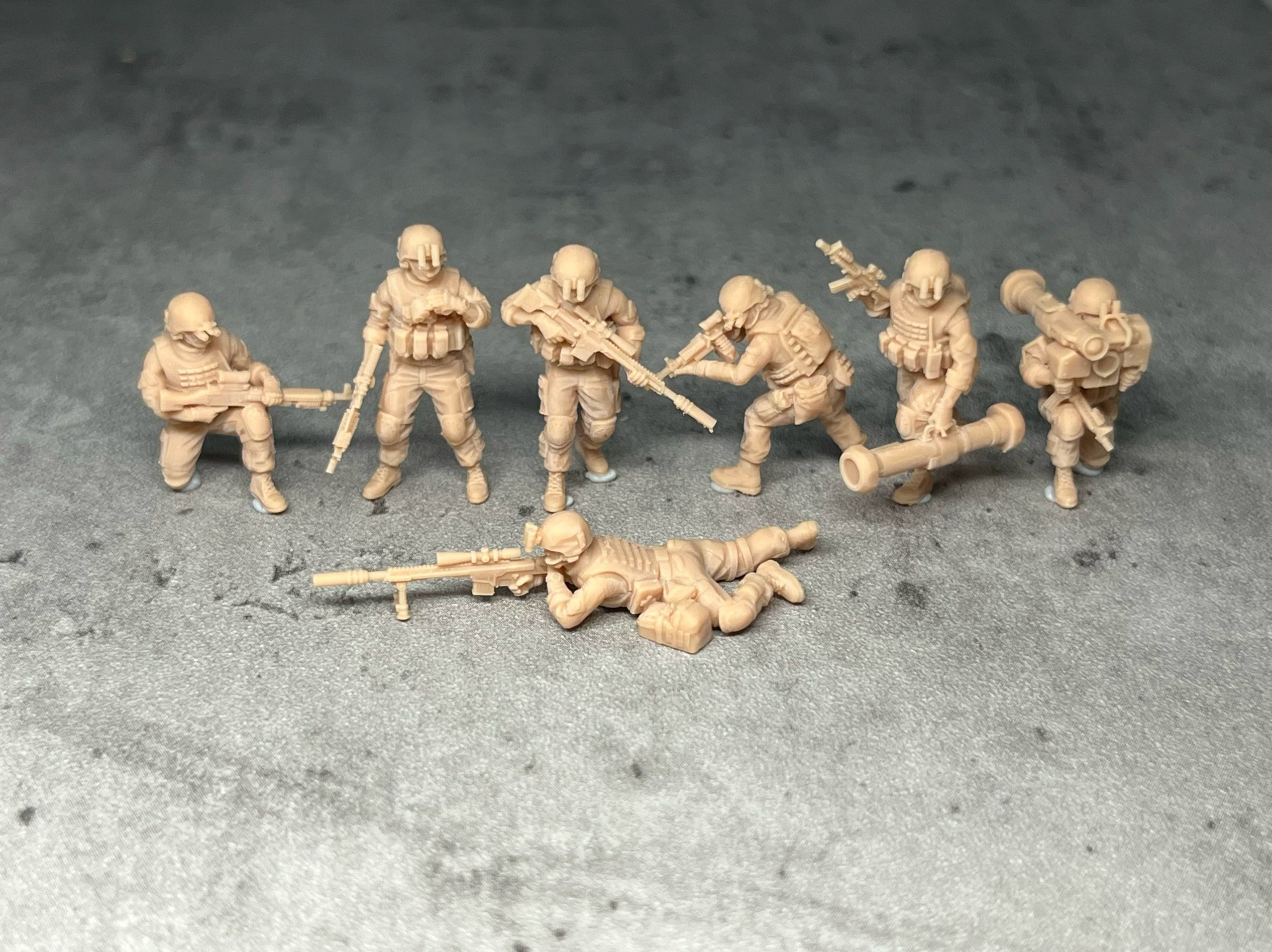 Modern US Airborne 8-man team LSSNO52 1/35/48/64/72/87/100/144