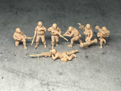 Modern US Airborne 8-man team LSSNO52 1/35/48/64/72/87/100/144