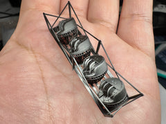 SSMODEL R350078 1/350 scale Jiulu triple with smoke shield A