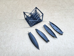 SSMODEL  R350033 1/350Proportions 6 m sampans