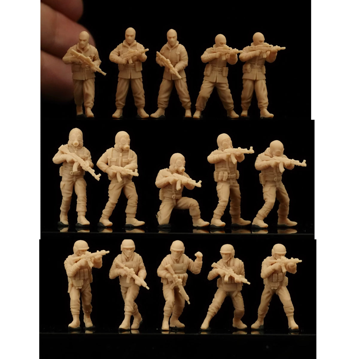Modern Private Armed Defense Team of 15 LSSNO136 1/35/48/64/72/87/100/144