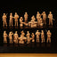 11-man North African soldier crew from World War II  LSSNO196 1/35/48/64/72/87/100/144