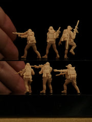 Modern civilian special forces unit consisting of 6 people LSSNO134 1/35/48/64/72/87/100/144