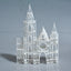 SSMODEL RHF020B/022B 1/L 1/M 1/S Minimalist European-Style Spired Castle Concept Ornament Miniature Factory Building Military Car Railroad Track Accessory Props Diorama Scenery
