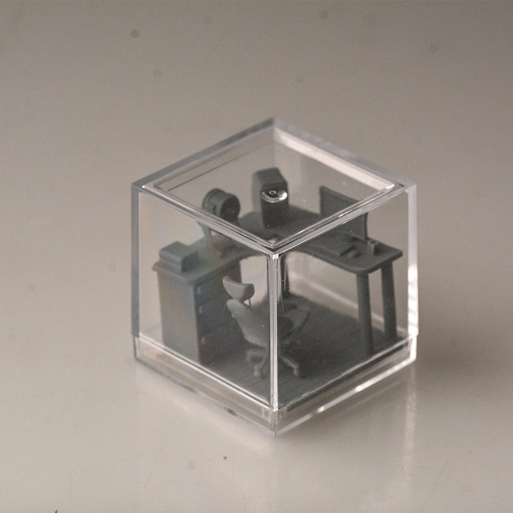 RHMG-151 1/L  Miniature Factory Building Military Car Railroad Track Accessory Props Diorama Scenery Private Personal desk