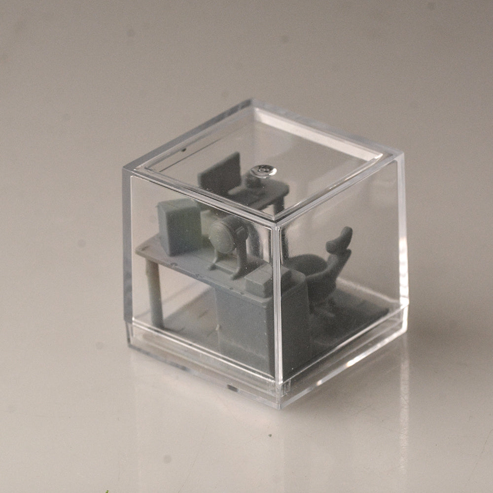 RHMG-151 1/L  Miniature Factory Building Military Car Railroad Track Accessory Props Diorama Scenery Private Personal desk