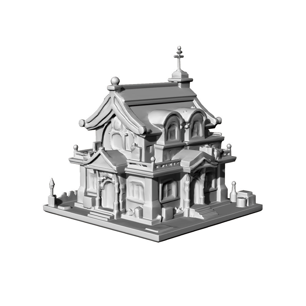 RHMG-182(183) 1/S 1/L Miniature Factory Building Military Car Railroad Track Accessory Props Diorama Scenery Model Ornament Yaju 1