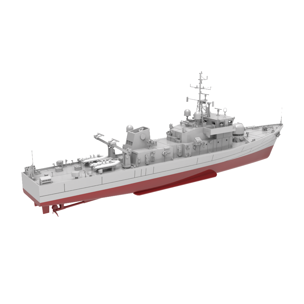 RHWS009S Greet Britannia Peacock Class Submarine Chaser LÉ Orla P41 Full Hull