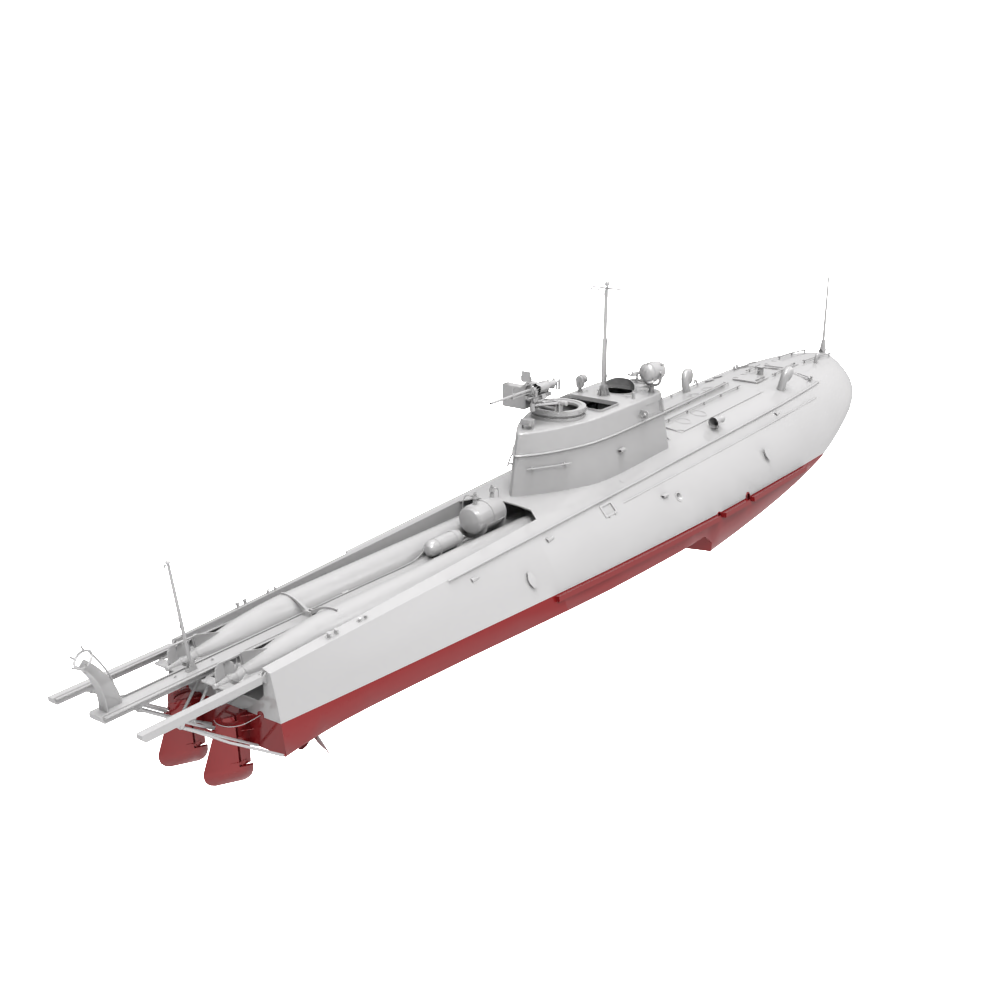 RHWS030S Military Model Kit Full Hull Soviet G-5 SHVAK Gun Modification Motor Torpedo Boat