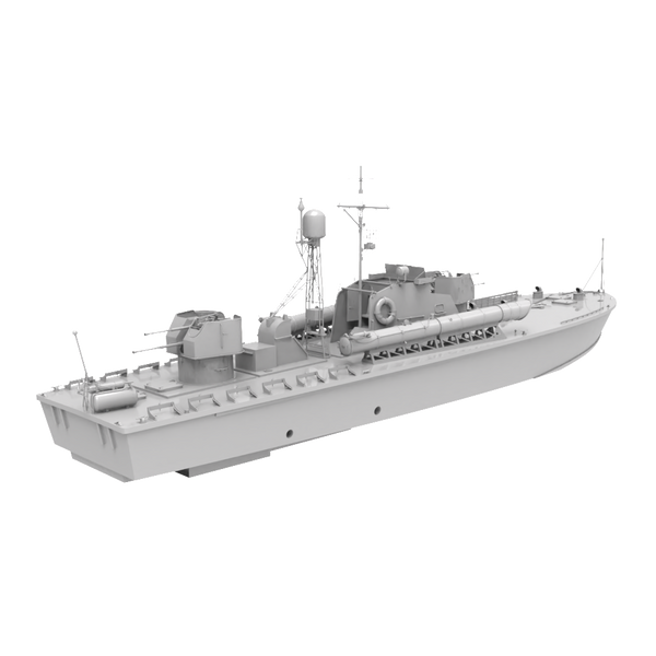 RHWS031   Military Model Kit Water Line Soviet Project 183 Motor Torpedo Boat