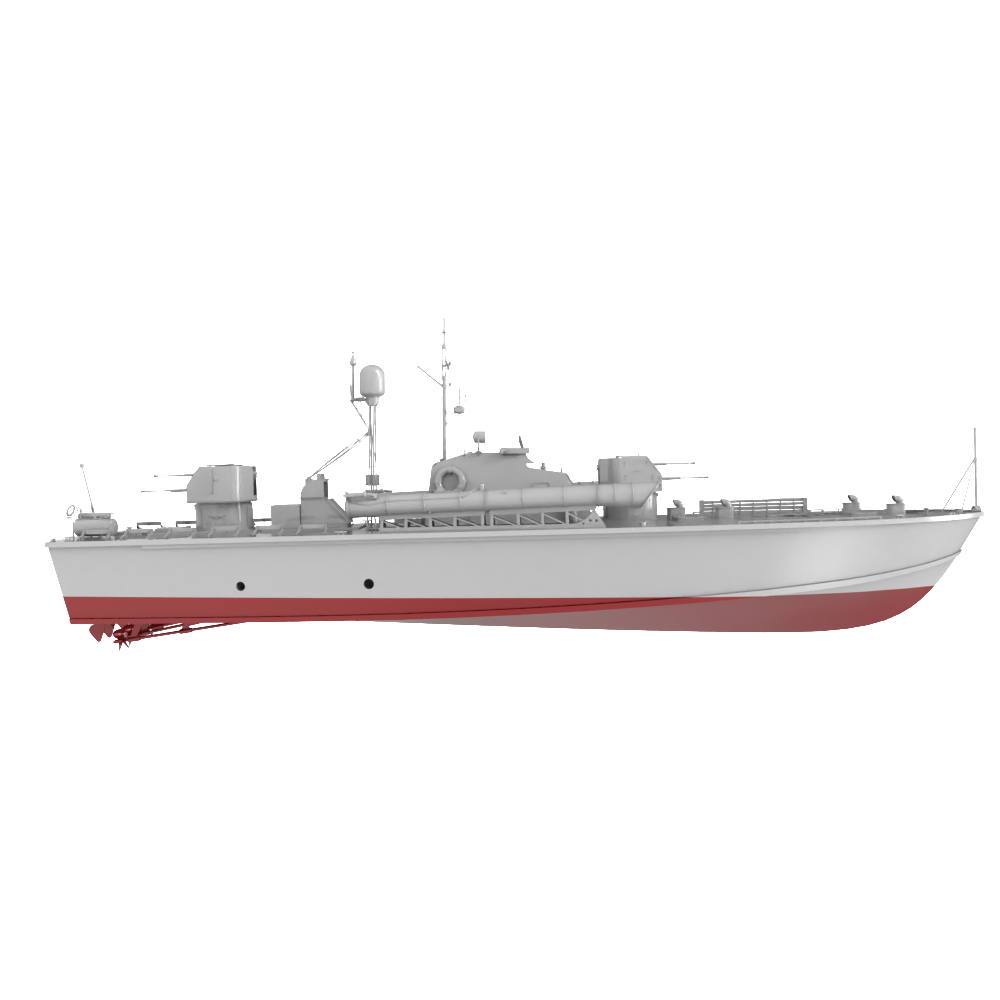 RHWS031S-A   Military Model Kit Full Hull Soviet Project 183 Motor Torpedo Boat