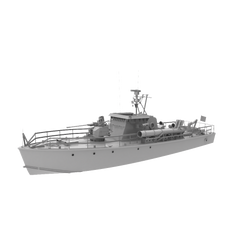RHWS032-A  Military Model Kit Water Line British HMS Gay Archer Torpedo Boat