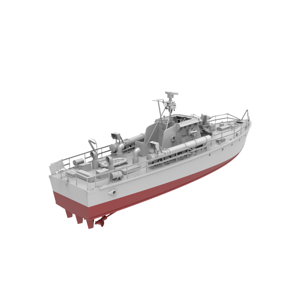 RHWS032S   Military Model Kit Full Hull British HMS Gay Archer Torpedo Boat
