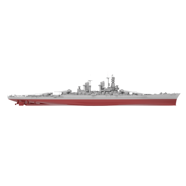 RHWS034S Military Model Kit Full Hull Italy Cristoforo Colombo Battleship