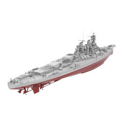 RHWS034S Military Model Kit Full Hull Italy Cristoforo Colombo Battleship