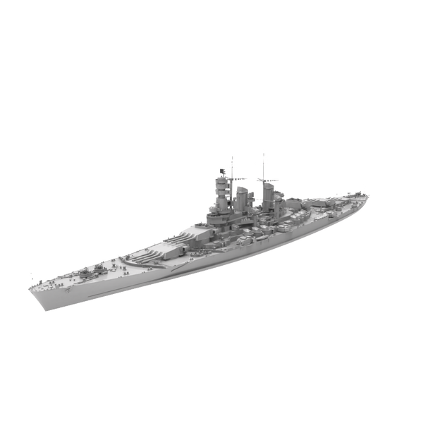 RHWS034 Military Model Kit Water Line Italy Cristoforo Colombo Battleship