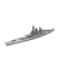 RHWS034 Military Model Kit Water Line Italy Cristoforo Colombo Battleship