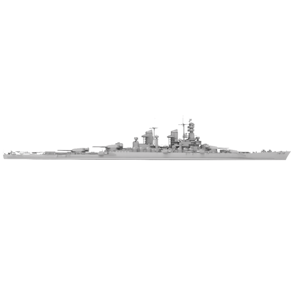 RHWS034 Military Model Kit Water Line Italy Cristoforo Colombo Battleship