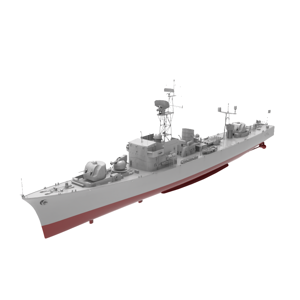 RHWS036S-A Military Model Kit Full Hull IJN Isuzu frigate
