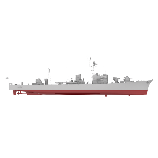 RHWS036S Military Model Kit Full Hull IJN Isuzu frigate