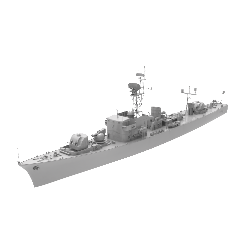 RHWS036 Military Model Kit Water Line IJN Isuzu frigate