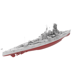 RHWS037S Military Model Kit Full Hull IJN Kirishima Battle Cruiser