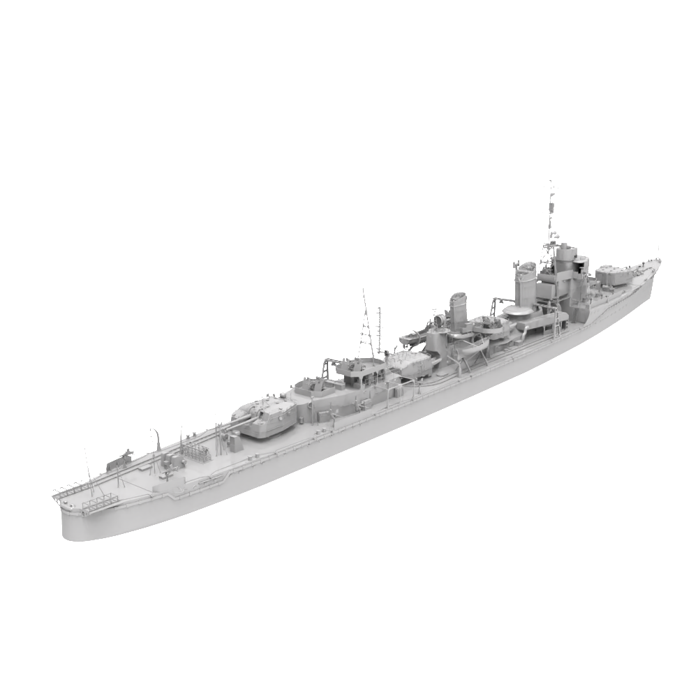 RHWS038 Military Model Kit Water LineIJN Yukikaze Destroyer