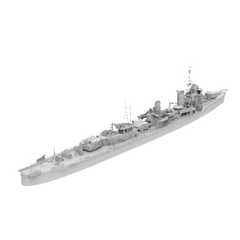 RHWS038 Military Model Kit Water LineIJN Yukikaze Destroyer