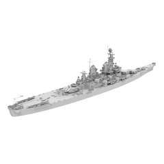 RHWS039 Military Model Kit Water LineUSS Iowa BB-61