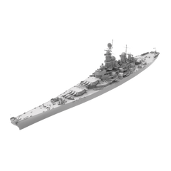 RHWS039 Military Model Kit Water LineUSS Iowa BB-61