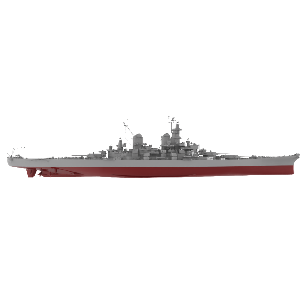 RHWS040S  Military Model Kit Full HullUSS Missouri Battleship