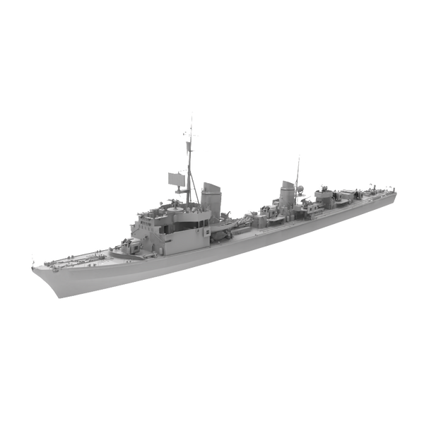 RHWS046  Military Model Kit Water hull LineGerman T-22 destroyer