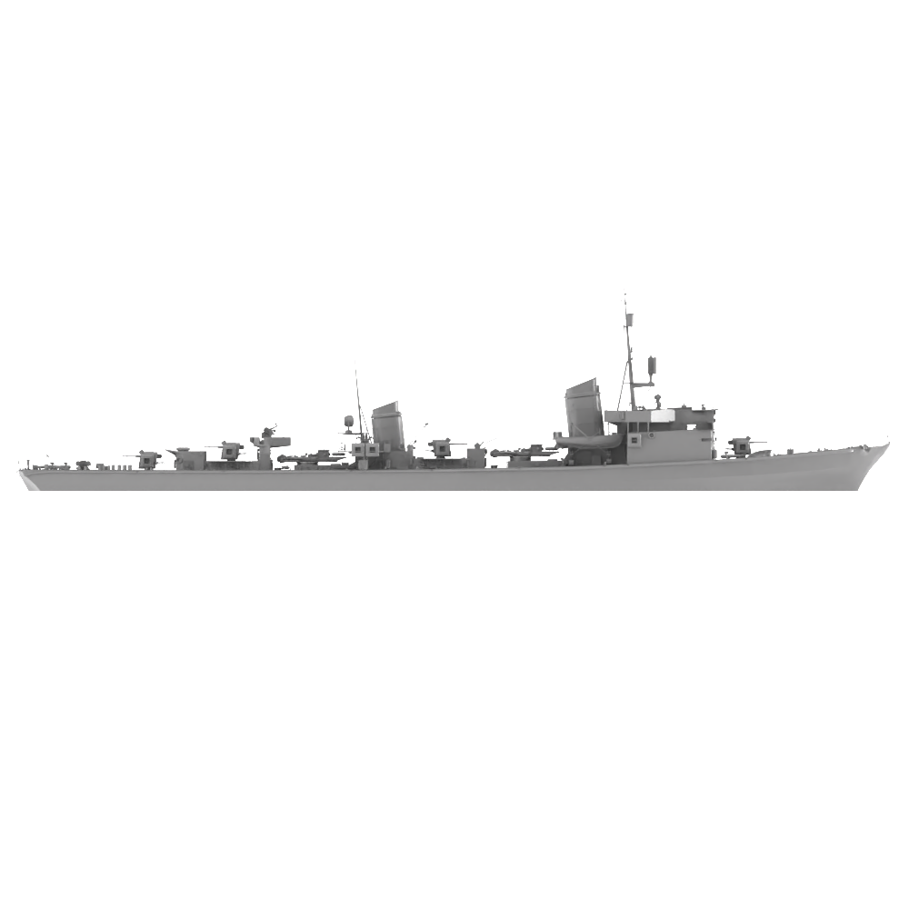 RHWS046  Military Model Kit Water hull LineGerman T-22 destroyer
