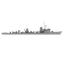 RHWS046  Military Model Kit Water hull LineGerman T-22 destroyer