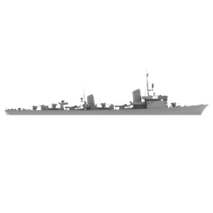 RHWS046  Military Model Kit Water hull LineGerman T-22 destroyer