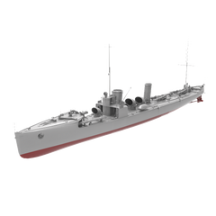 RHWS047S Military Model Kit Full HullGerman V-25 destroyer