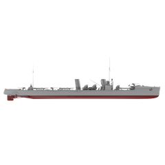 RHWS047S Military Model Kit Full HullGerman V-25 destroyer