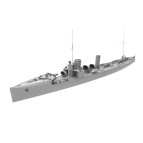 RHWS047 Military Model Kit Water Line German V-25 destroyer