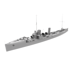 RHWS047 Military Model Kit Water Line German V-25 destroyer