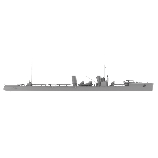 RHWS047 Military Model Kit Water Line German V-25 destroyer