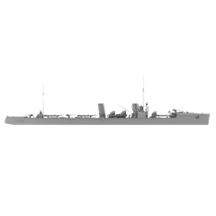 RHWS047 Military Model Kit Water Line German V-25 destroyer