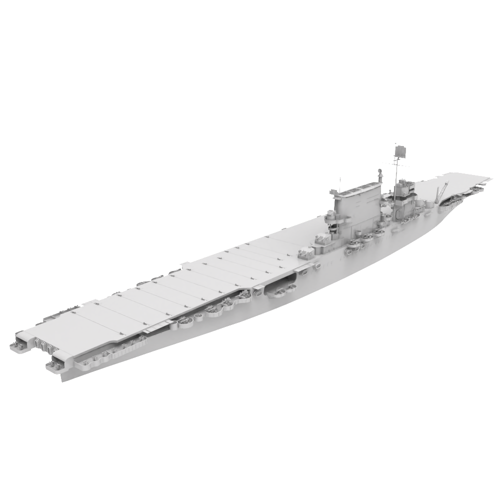 RHWS048 Military Model Kit Water LineUSS Saratoga (CV-3)