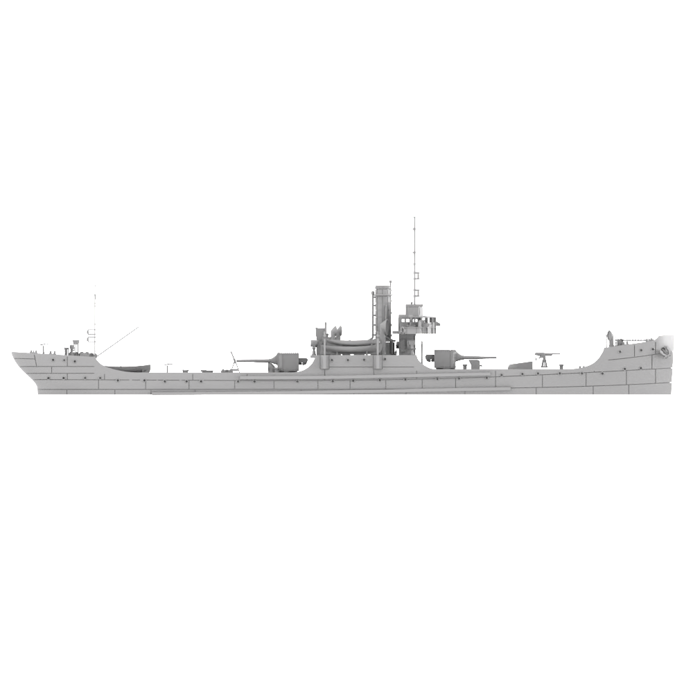 RHWS008 France Arras Class Submarine Chaser Arras Water line