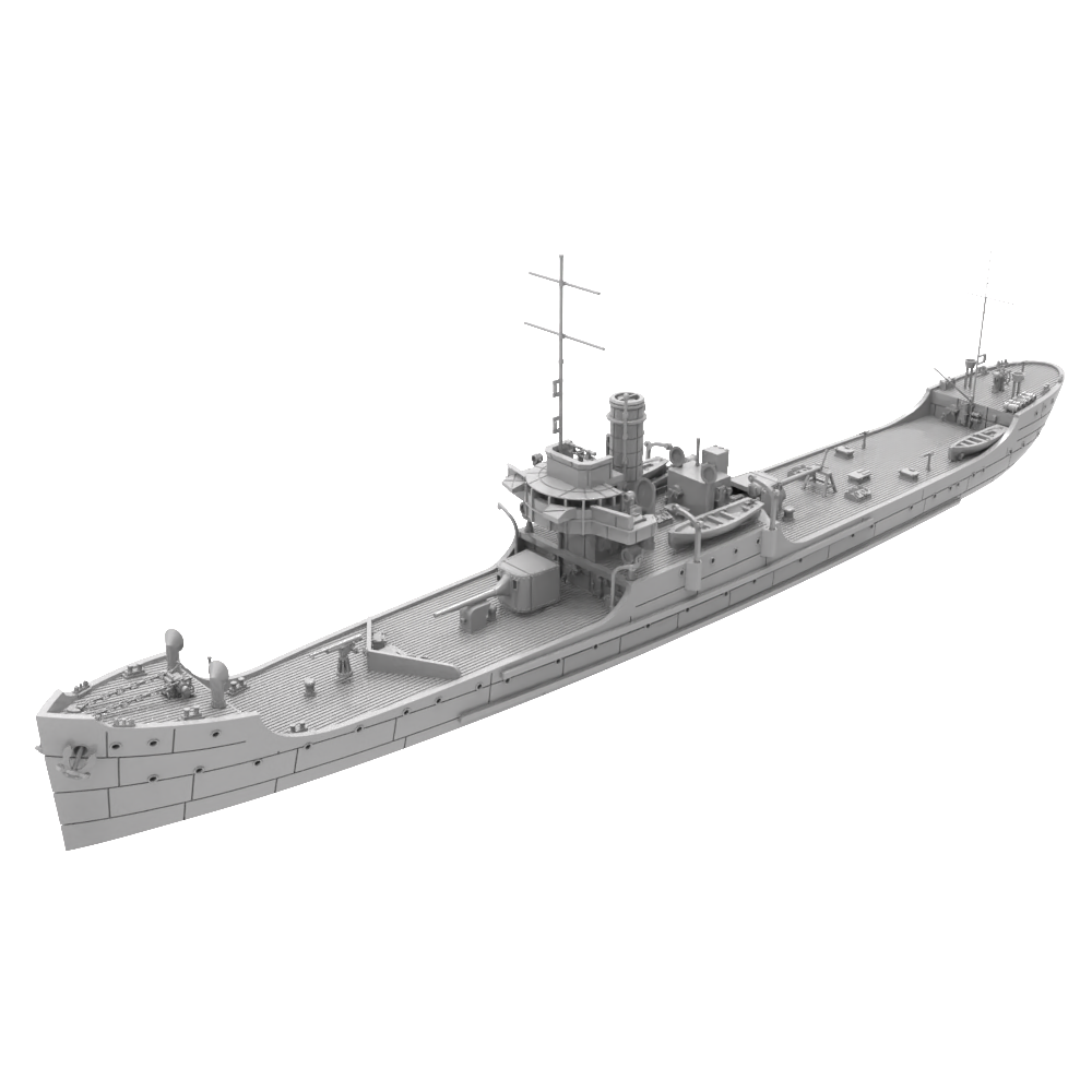 RHWS008 France Arras Class Submarine Chaser Arras Water line