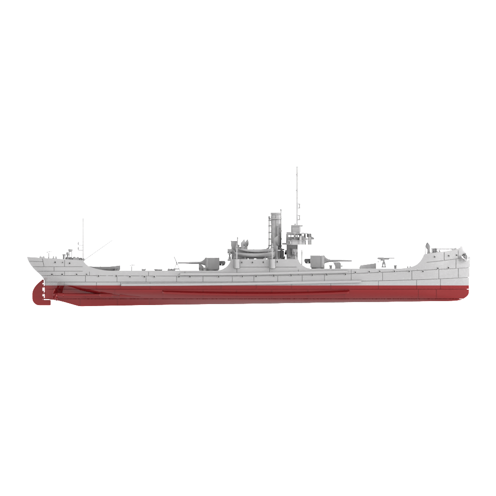 RHWS008S rance Arras Class Submarine Chaser Arras Full Hull