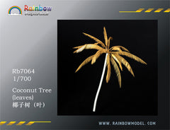 Rainbow RB7064 1/700Detail Up Coconut Tree (leaves)