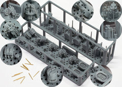 Rainbow RB7099 1/700Detail Up IJN Aircraft carrier Akagi upgraded set [17PE, 3DP*30, 12Metal barrels]