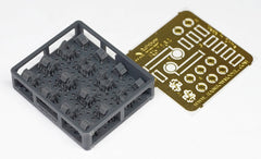 Rainbow RB7164 1/700Detail Up IJN 12cm Multiple Rocket Launcher (12 set) [3DP*16, 1 PE]